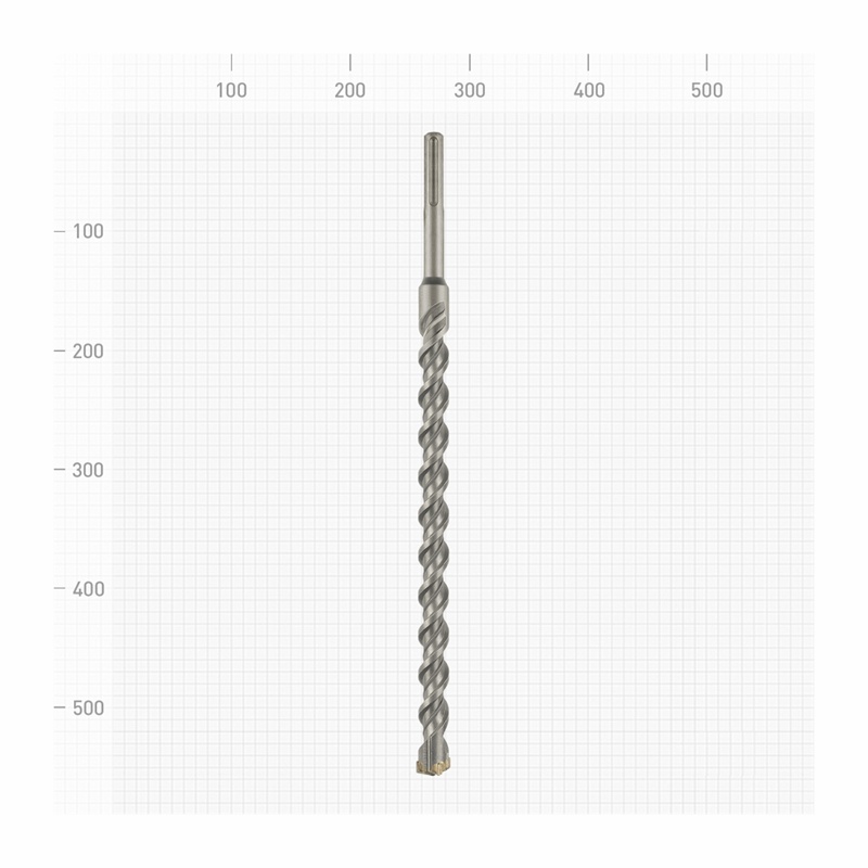 Бур Trigger 88011 SDS-Max (двойная спираль, 4 резца), 30х415/540 мм