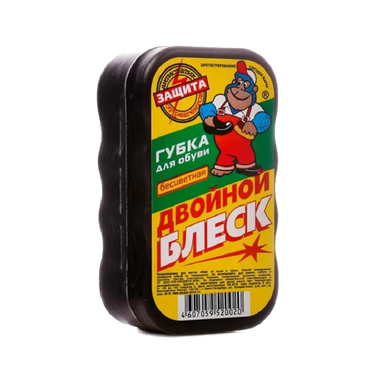 Губка для обуви Мини, бесцветная