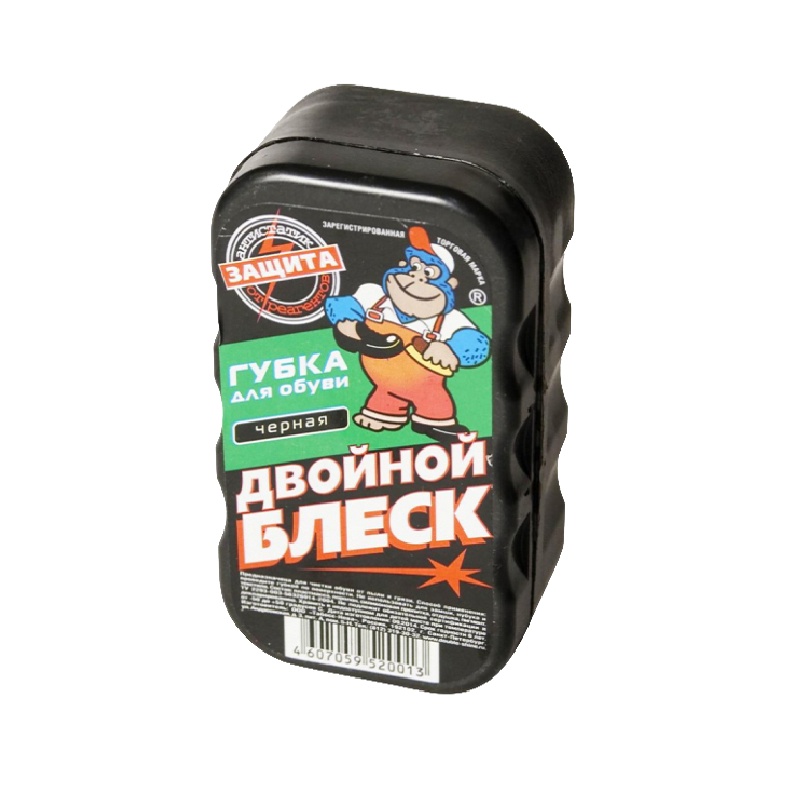 Губка для обуви Мини, черная