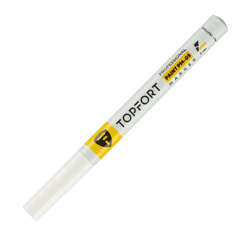 Маркер лаковый Topfort Paint белый 2 мм