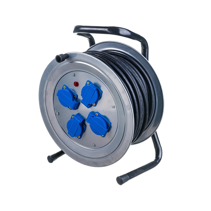 Удлинитель силовой на метал. катушке 481S-4003, КГ, 4000 Вт, с/з, IP44, 30 м