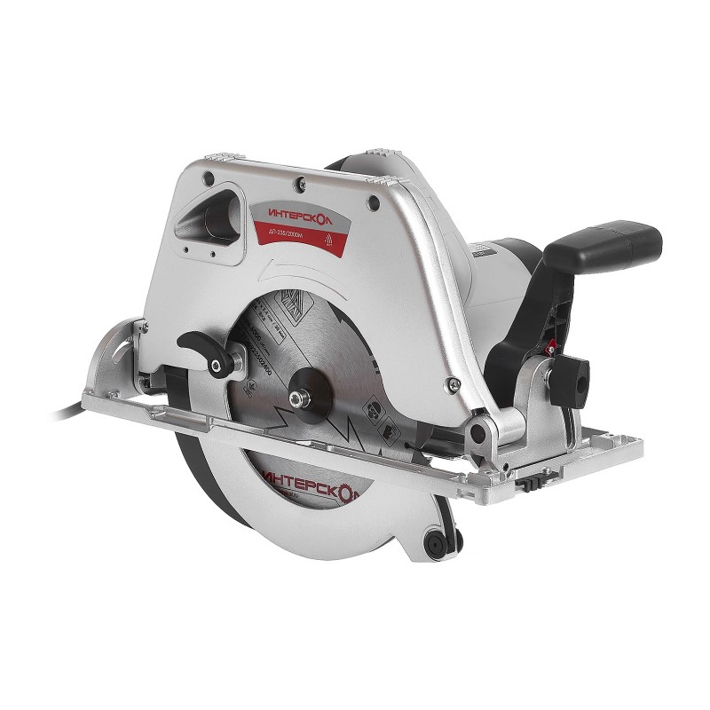 Пила циркулярная сетевая Интерскол ДП-235/2000М, 2кВт, d=235 мм, глубина пропила=85 мм