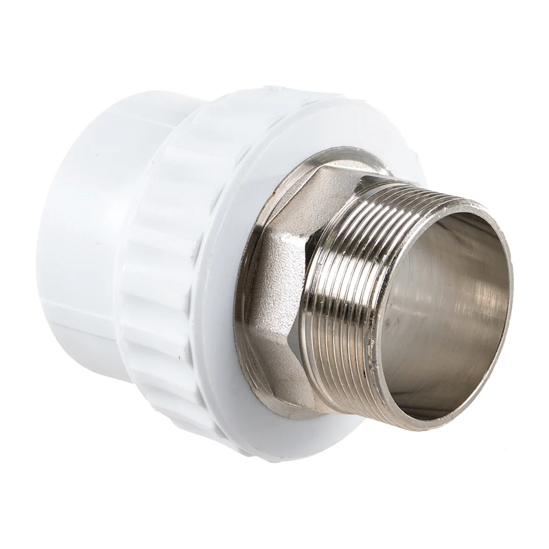 Муфта комбинированная Valfex латунная резьба (под ключ) 63х2" НР