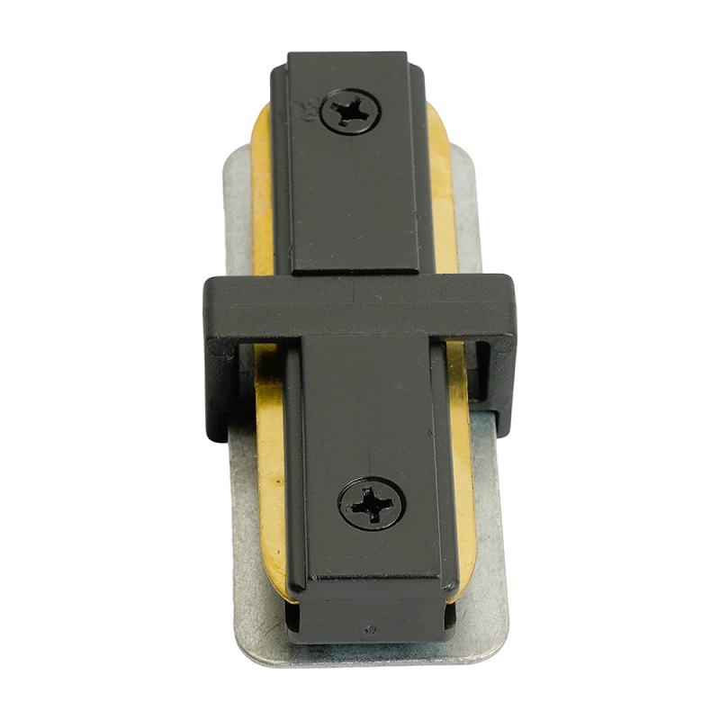 Коннектор I-образный (прямой) для накладного 1ф шинопровода CAB1003, черный