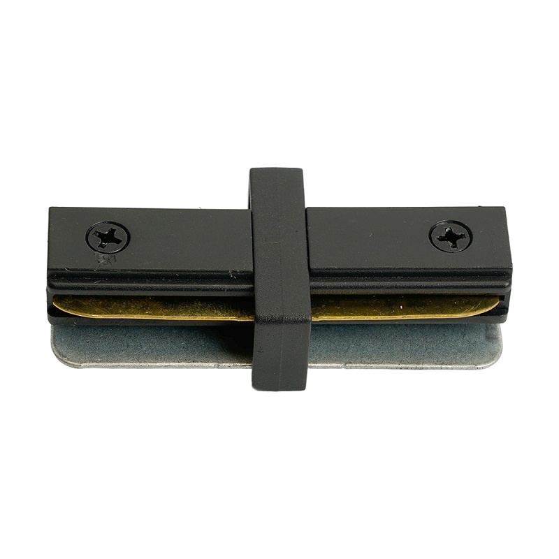 Коннектор I-образный (прямой) для накладного 1ф шинопровода CAB1003, черный