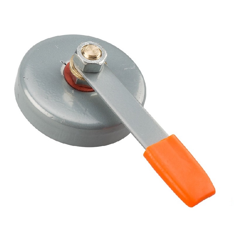 Клемма заземления (фиксатор массы) Rexant магнитная круглая до 500А/23кг, d=86 мм, 561 гр