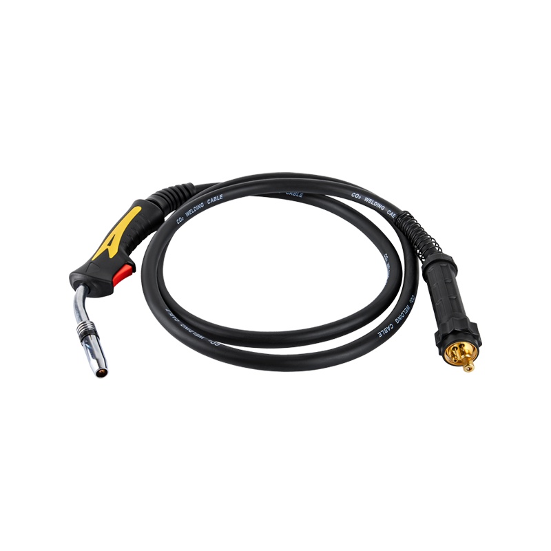 Горелка сварочная MIG МВ-15АК евроразьем, возд.охлаждение, d=0,6-1,0мм, сопло 9,5мм, ПВ60%, 200А, 3м