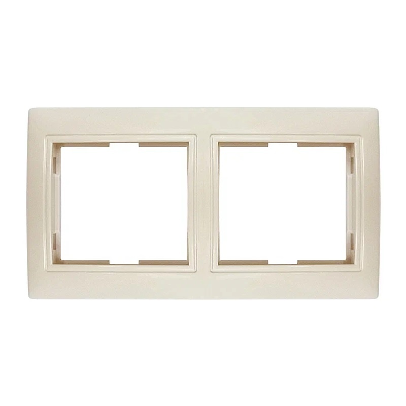 Рамка 2-х постовая Севиль Б-С0044, горизонтальная, слоновая кость