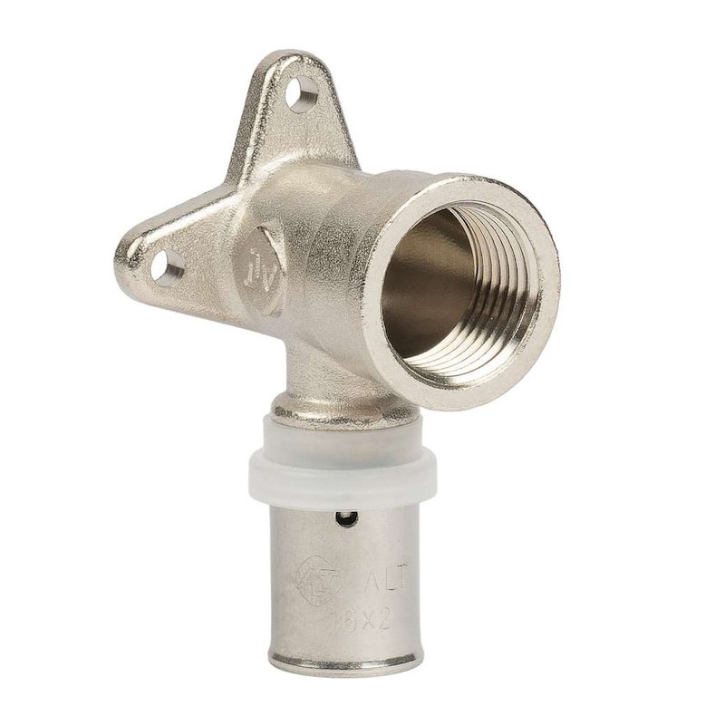 Угольник пресс Altstream для м/п, с креплением 16х1/2" ВР