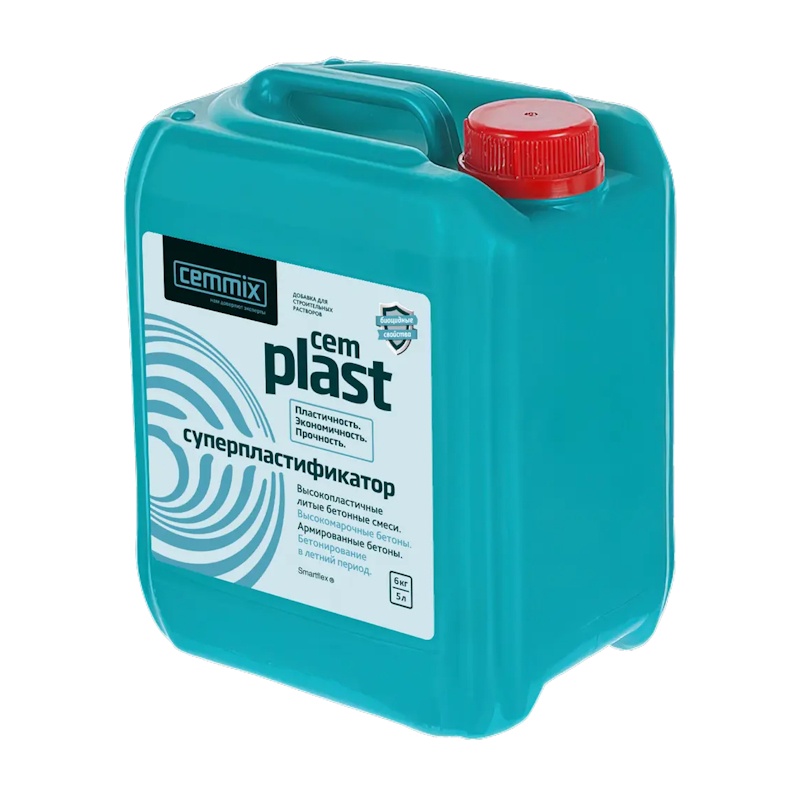 Пластификатор для бетона Cemmix Сemplast, 5 л