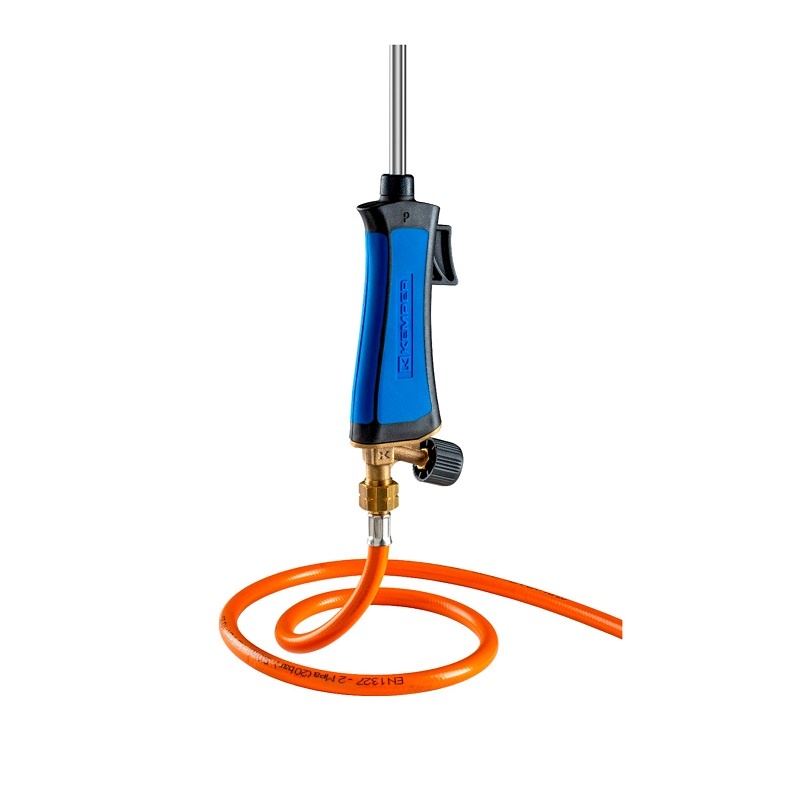 Горелка кровельная рычажная Kemper 221960, L-860 мм сопло-60 мм резьба левая 3/8"