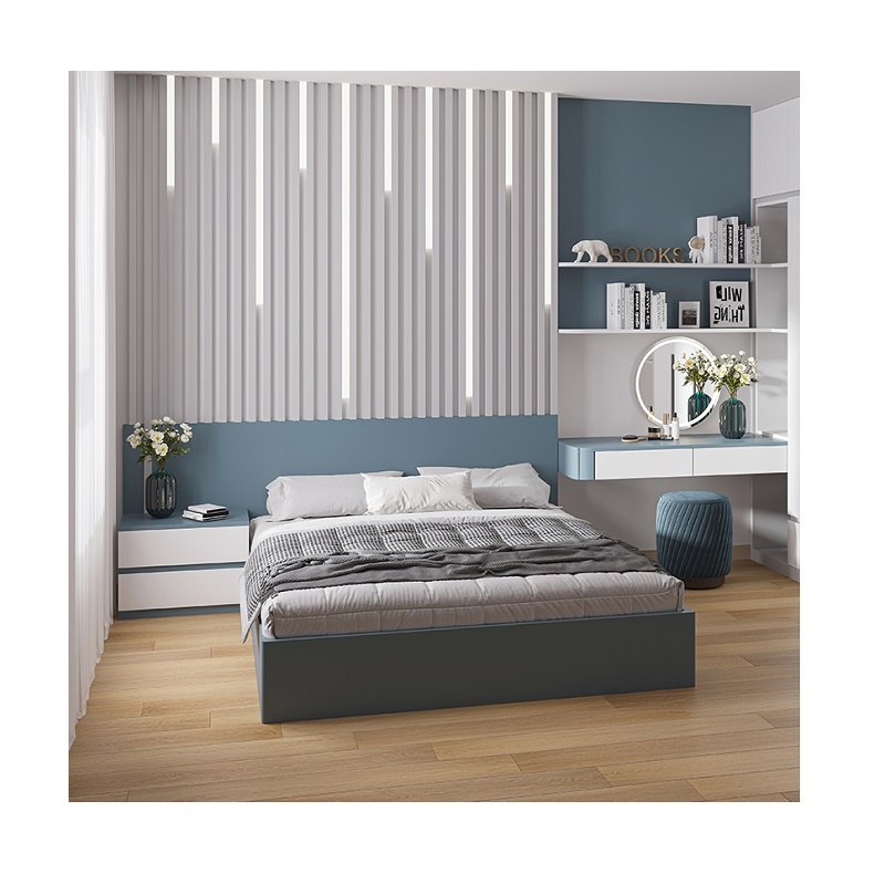 Каменно-полимерный пол Spacefloor SPC 1003 Pluto 1218x180x5,3 мм Тефия с фаской (12 шт)