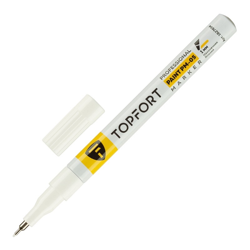 Маркер лаковый Topfort Paint белый 1 мм