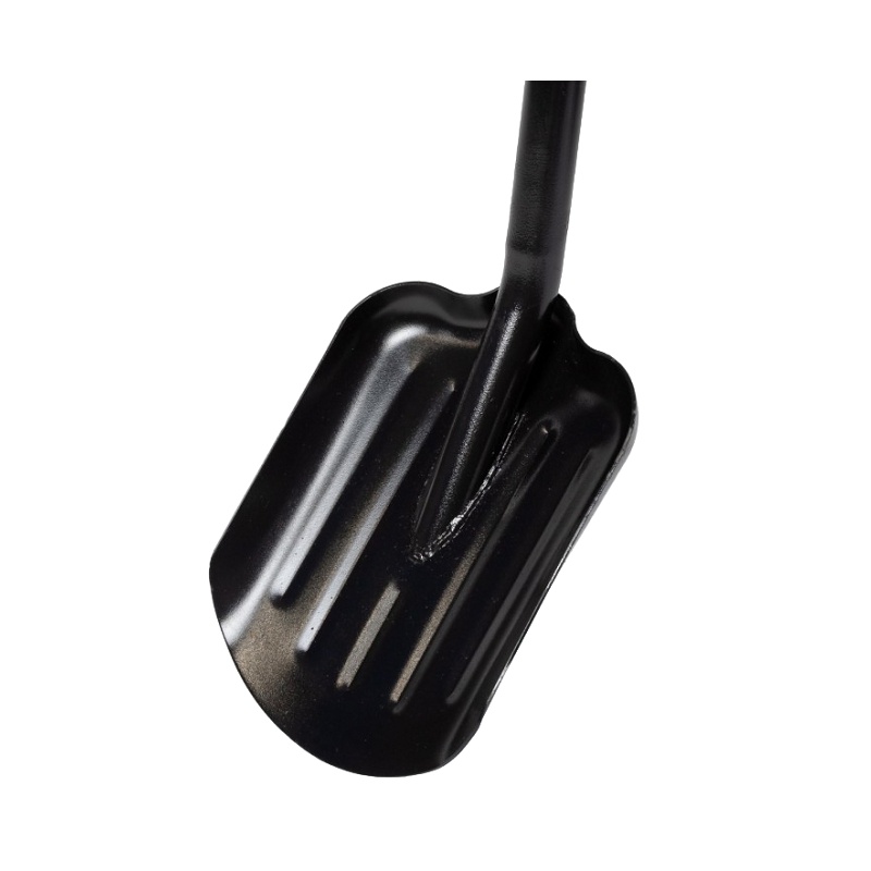 Лопата совковая с металлическим черенком и V-ручкой