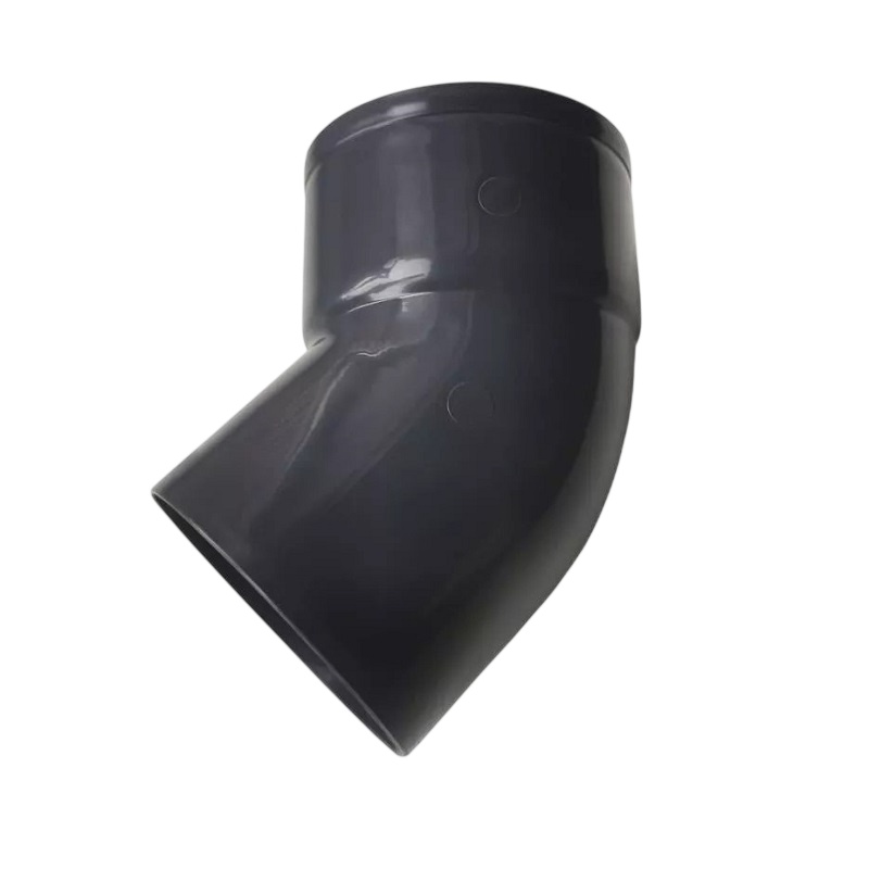 Отвод трубы 45 Variform North, d=80, серый