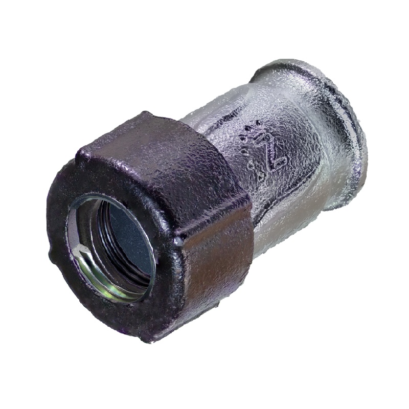 Соединитель зажимной для стальных труб 1/2"х1/2" ВР