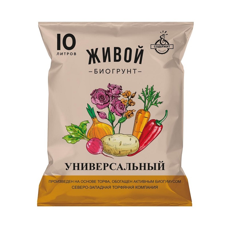 Грунт живой, универсальный (10 л)