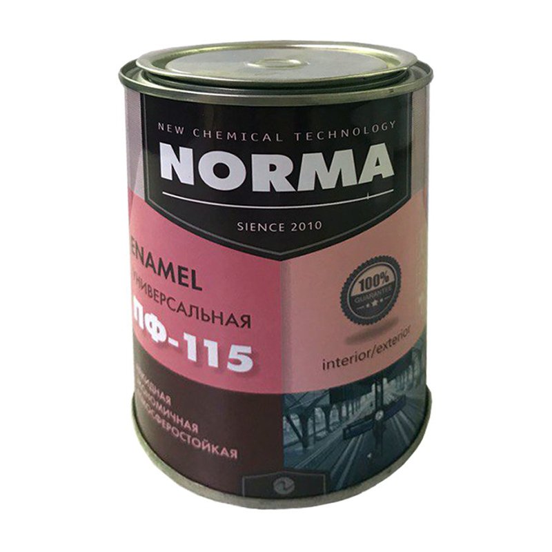 Эмаль Novocolor ПФ-115 НОРМА, синяя (0,9 кг)