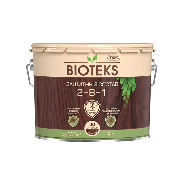 Антисептик Текс Bioteks состав 2в1 золотая сосна (9 л)