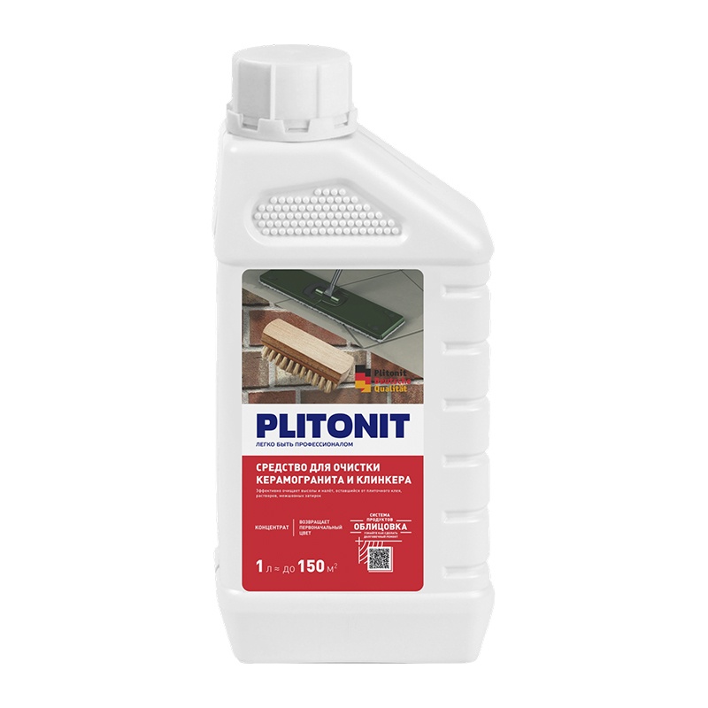 Средство Plitonit для очистки керамогранита и клинкера (1 л)