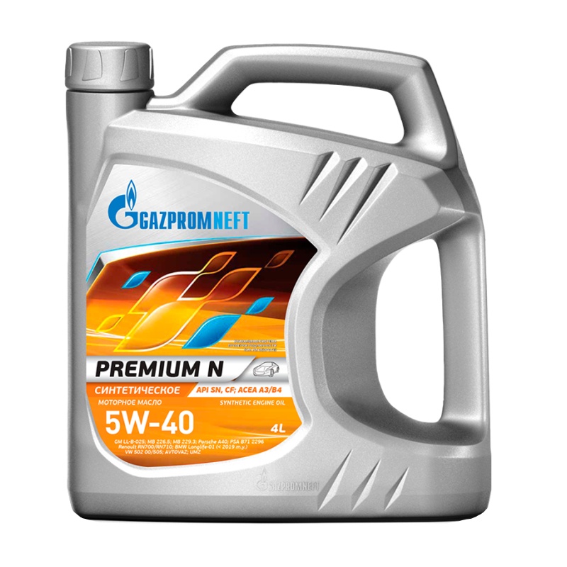 Масло Gazpromneft Premium N 5W-40 синтетическое 4 л