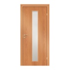 Полотно дверное Olovi, со cтеклом, миланский орех, б/п, с/ф (L2 700х2000 мм)