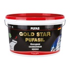 Краска силиконовая фасадная Pufas GOLD STAR PUFASIL А, мороз. (10 л)