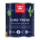 Краска для обоев и стен Tikkurila Euro Trend А мат. (0,9 л)