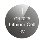 Элемент питания литиевый, тип CR2025, дисковый (табл.), 3 В, 160 мА*ч