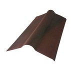 Элемент коньковый ONDULINE Смарт 1000 мм коричневый