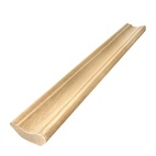 Плинтус деревянный, осина, сорт Экстра, 12х40х2100 мм