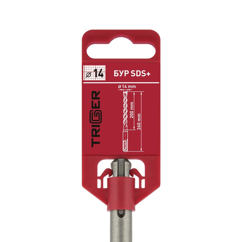 Бур Trigger 78302 SDS+14х200/260 мм