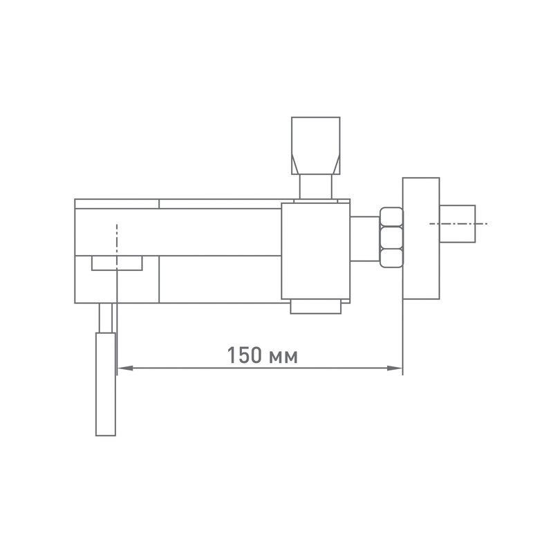 Смеситель для ванны Mix&Fix Techno 2201-02 с аксессуарами