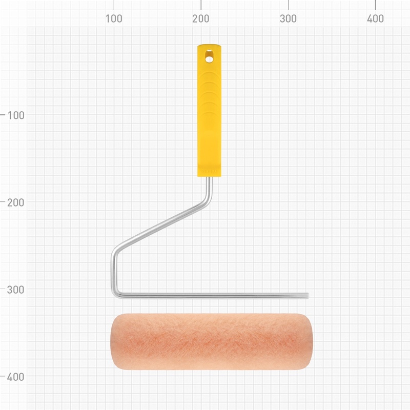 Валик Biber 32532, полиэстер, с бюгелем, ворс 18 мм, 230 мм