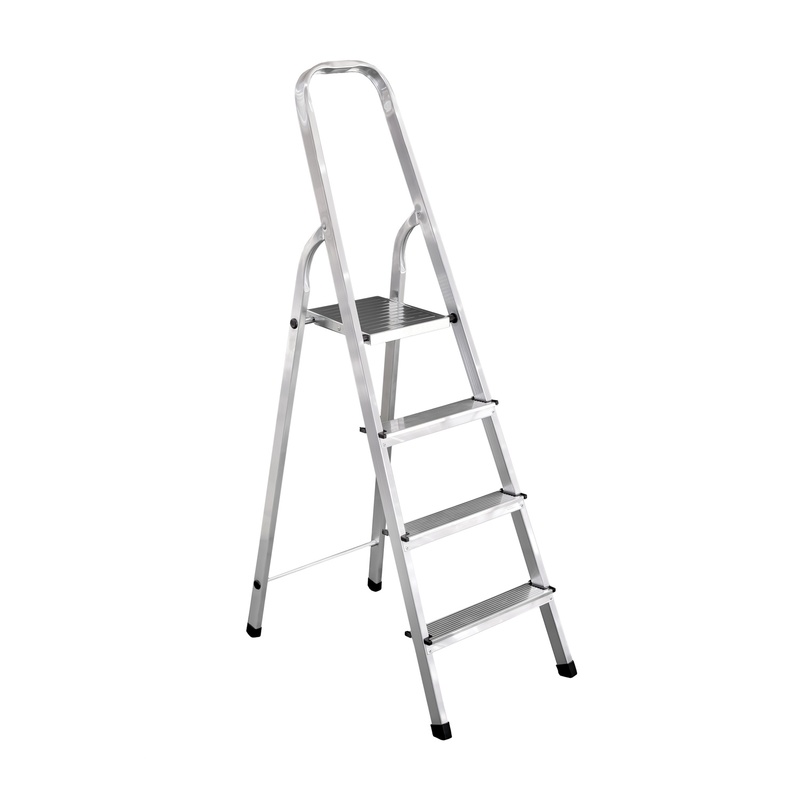 Стремянка Biber 98004 алюминиевая 4 ступенчатая