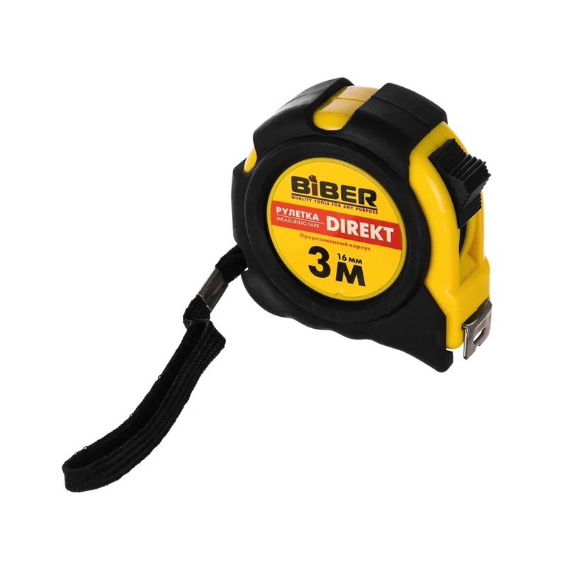 Рулетка Biber 40102 Direkt 3 м/16 мм