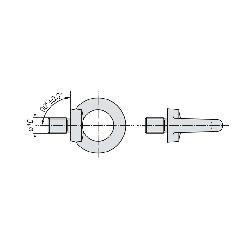 Рым-болт SWFS DIN580 М10 (25 шт)