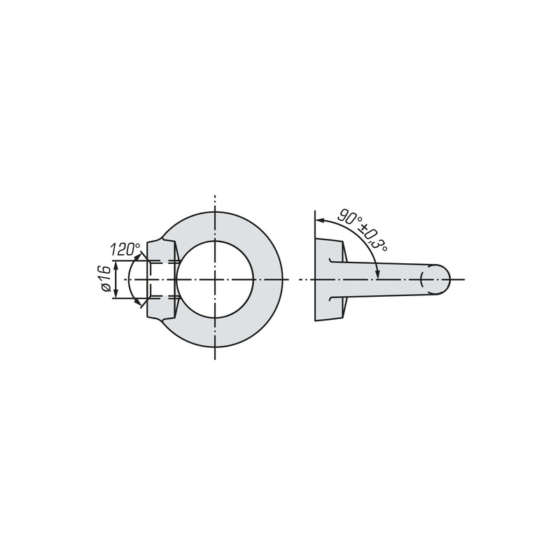 Рым-гайка SWFS DIN582 М16 (100 шт)