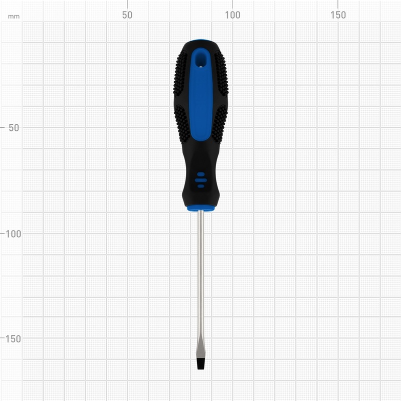Отвертка Biber 86000 Крафтер SL 3х75 мм