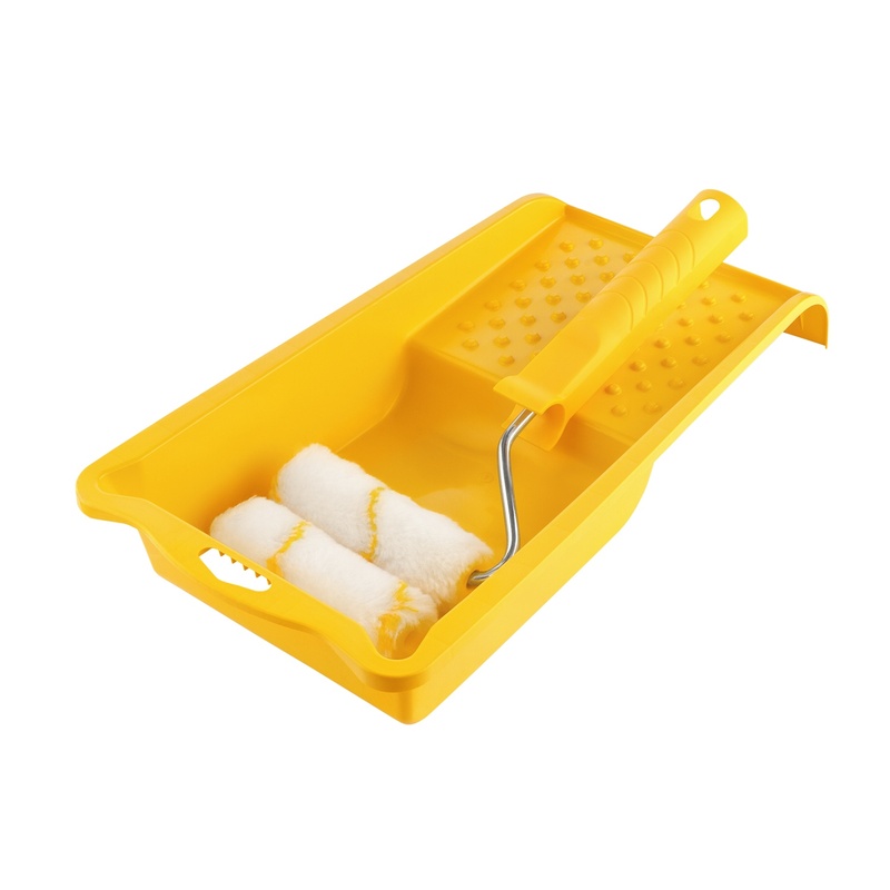 Набор малярный Biber 32803 (валики полиамид 2 шт., бюгель, ванночка)