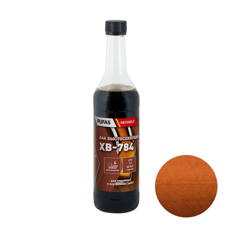 Лак ХВ-784 Pufas Decoself клен (0,5 л)