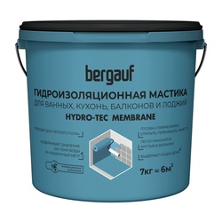 Гидроизоляционная мастика Bergauf Hydro-Tec Membrane, 7 кг