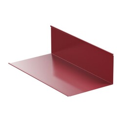 Планка примыкания для металлочерепицы, RAL 3005, 2 м