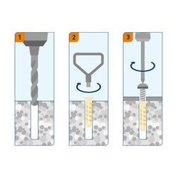 Дюбель для газобетона SORMAT KBT 8 12х60 нейлон (2 шт)
