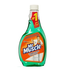 Блок запасной чистящего средства для стекол Mr Muscle (0,5 л)