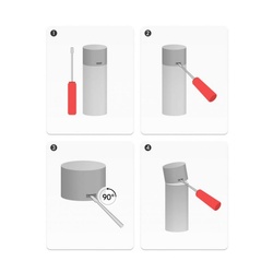 Эмаль аэрозольная Kudo KU-1008 RAL 6011 универсальная фисташковая (0,52 л)