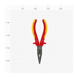 Тонкогубцы Варяг 87024 диэлектрические 1000В, 160 мм