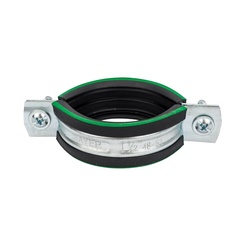 Хомут для труб 1 1/2" (48-52 мм) с уплотнителем и гайкой М8/1,2х20 мм