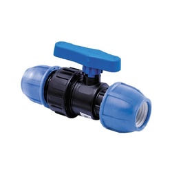 Кран шаровый компрессионный, комбинированный PN16 НР 20х1/2"