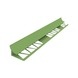 Уголок под плитку Atlas 9 мм (внутр.) 2,5 м зеленый LWN-027-9-250